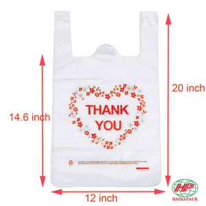 Bolsas de Compras de Plástico con Logotipo Personalizado OEM, Bolsas de Embalaje Desechables de HDPE/PE, Resistentes a Desgarros, Precio de Fábrica - Product Image 3