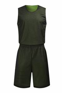 Maillot de basket sans manches en maille à rayures fines, col ras du cou, unisexe adulte, respirant, 100 % polyester, antibactérien, 3D - Product Image 3