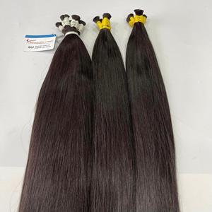 TENDANCE CHAUDE 100% Extensions de cheveux en vrac droites naturelles vietnamiennes Os Droit Grand en Stock Prix de gros de haute qualité - Product Image 5