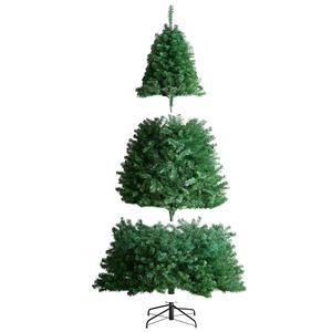 Albero di Natale Artificiale da 2,3 m con 1346 Punte di Rami, Base in Metallo, Dimensioni 1,2 m e 300 cm, Decorazioni per Casa e Ufficio - Product Image 1