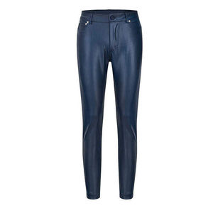 Pantalones de Cuero de Cintura Alta para Mujer, Ajustados, Estilo Jegging, Elásticos, a la Moda, para Invierno - Product Image 1