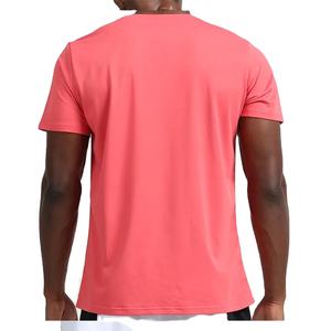 Camisetas de entrenamiento de gimnasio para hombre de diseño personalizado 100% algodón con logotipo impreso cuello redondo ropa deportiva camisetas - Product Image 2
