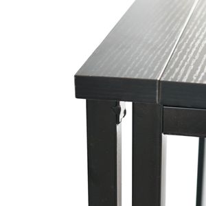 Scrivania per computer pieghevole semplice nera RT - Product Image 5