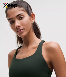 เสื้อชั้นในกีฬาโยคะคุณภาพสูงสำหรับผู้หญิง XEEP รุ่น XC-SB-206 แบบเรียบง่าย ระบายอากาศได้ดี สายปรับได้ แผ่นรองถอดออกได้ รองรับได้ดีเยี่ยม แห้งเร็ว - Product Image 3