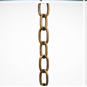 Chaîne simple en cuivre pour décoration extérieure de jardin, en aluminium, pour l'ancrage - Product Image 3