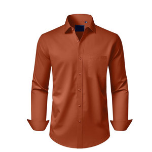 Premium Casual Men Cotton Shirts Lightweight Comfortable Fabric Button <b>Down</b> Shirts Modern Daily Wear - Product Image 1