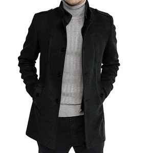 <b>Men's</b> <b>Long</b> Premium Overcoat Soft Warm Wool Blend Winter Fashion <b>Coat</b> Wholesale Manufacturer Supplier Winter Fashion <b>Coat</b> - Product Image 1