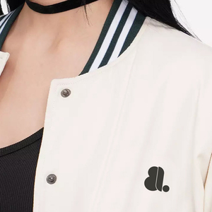 Personalized Women Varsity <b>Jacket</b> for Youth Winter Collection OEM Design <b>Lightweight</b> <b>Ladies</b> Varsity <b>Jacket</b> - Product Image 4