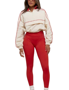 Nouvelle veste coupe-vent réfléchissante imperméable respirante pour femme, idéale pour le sport et les activités de plein air, en polyester, style crop top tendance - Product Image 3