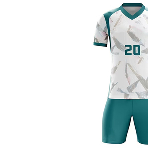 เสื้อและกางเกงวอลเลย์บอลแบบซับลิเมชั่นเต็มตัวสั่งทำขายส่ง ผ้าโพลีเอสเตอร์ 100% ชุดพิมพ์ลายสำหรับทีม - Product Image 5