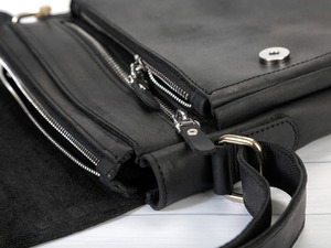 Bolso Mensajero de Cuero Premium a Bajo Precio, Elegante Bolso de Hombro para Hombre para Oficina, Trabajo, Viajes, Portátil y Uso Diario - Product Image 3