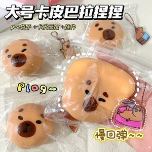 TPR Creative Puffer & Liquid Bear <b>Squeeze</b> Toys Soft Plastic Stress Relief for Children Fun Venting Capybara Stress <b>Ball</b> - Product Image 3