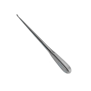 Curette de fusion vertébrale à dos plat Rectus 11'' droite # Ensemble d'instruments médicaux en acier inoxydable de qualité médicale avec poignée Brun, 1 pièce - Product Image 4