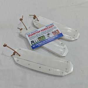 Peine de hueso natural pulido a mano, ecológico, accesorios para el cabello de uso profesional, para hombres y mujeres, regalo de boda a bajo precio - Product Image 2