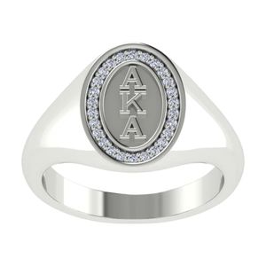 Anillo de Plata de Ley con Forma Ovalada para Mujer, Joyería de Cristal con Circonita Cúbica, Anillo Elegante, Accesorio de Moda, Regalo, Uso Diario - Product Image 1