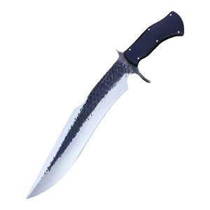 Couteau de chasse artisanal en acier carbone, lame fixe, pointe tombante, manche en micarta, qualité industrielle, couteau de survie - Product Image 2