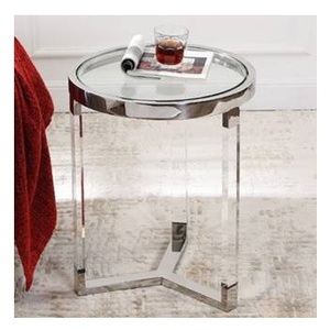 Hot Selling Steel Handmade Luxury Modern <b>Side</b> <b>Table</b> for Living Room <b>Drawing</b> Room & Hotel Use - Product Image 1