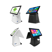 Impresora incorporada todo en uno de 80mm POS Escáner de código de barras QR Android Windows Cajero PC Computadora para sistemas de punto de venta