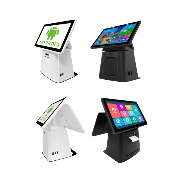 All-in-One 80mm Built-In Printer POS Barcode QR Scanner Android Windows Cashier PC Computer for Point of Sale Systems
