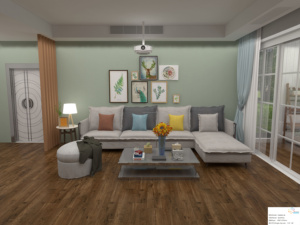 Suelo de Vinilo de Lujo SPC con Sistema de Clic, 6mm 7mm de Grosor, Resistente al Agua, Fácil Instalación para Dormitorio y Sala de Estar - Product Image 2