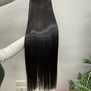 Fabricante profesional tejido de 28 pulgadas hueso sedoso recto cabello virgen crudo alta calidad tendencia caliente venta caliente en China - Product Image 5