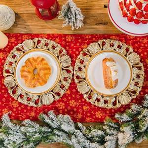 Assiette de Présentation Élégante Réutilisable – Vaisselle Décorative pour Mariages, Événements, Banquets et Fêtes - Product Image 5