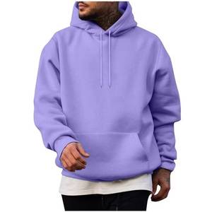 Sudaderas con Capucha para Hombre, Personalizadas, de Alta Calidad, 300 g/m², Gruesas, 100% Algodón, Felpa, Sólidas, Antiarrugas, Corte Regular, Ropa Urbana de Invierno - Product Image 5