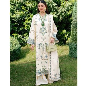 Conjunto de 3 Piezas de Diseño Pakistaní, Top, Salwar Kameez y Anarkali para Mujer, Ropa Casual Diaria, Ligero y Cómodo, Superventas - Product Image 3