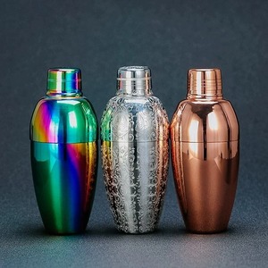 Coctelera Moderna de Acero Inoxidable, Juego de Bar Premium de Tres Piezas para Mezclar Cócteles - Product Image 6