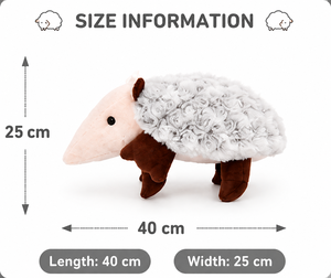 Armadillo Dog <b>Plush</b> Toy Soft Stuffed Animal Modern Cotton <b>Large</b> Chew Toy Squeaky Puppy Custom OEM Wholesale - Product Image 2