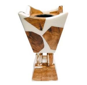 New Arrival 2026 Wooden Resin bakhoor burner Sandalwood mubakhar <b>diffuser</b> Red brown geometric Aromatic <b>diffuser</b> all-season - Product Image 2