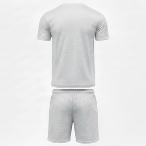 Conjunto de Camiseta y Pantalones Cortos de Alta Calidad para Hombre, Uso Diario, Algodón, Ajuste Cómodo, Ropa Deportiva, Proveedor Mayorista OEM - Product Image 2