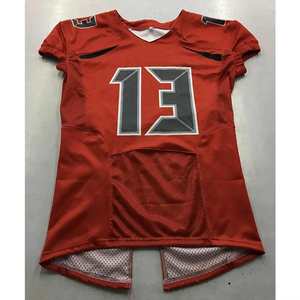 Camiseta de Fútbol Americano Universitaria Sublimada de Manga Corta, Talla Grande, con Impresión de Número y Logotipo del Nombre del Equipo Personalizado, de Secado Rápido - Product Image 1