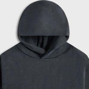 Sweat à capuche uni pour homme de haute qualité à prix abordable, avec logo personnalisable, manches longues et capuche, style décontracté - Product Image 2