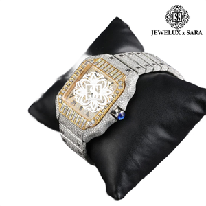 Montre de luxe en moissanite VVS de haute qualité, montre automatique de style hip-hop avec réserve de marche disponible, prix usine - Product Image 6
