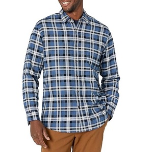 Chemises en flanelle surdimensionnées pour hommes, personnalisées en coton et polyester, à motif à carreaux, respirantes, pour les sports de plein air - Product Image 3