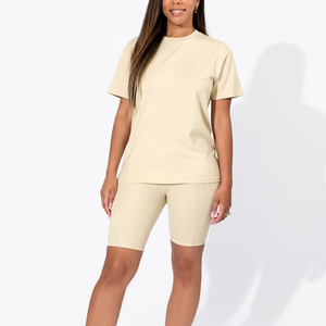 T-shirt Homme Oversize à Manches Courtes, Couleur Unie, en Coton Tricoté, Col Rond, Décontracté, Respirant, Coupe Classique, Longueur Standard, Style Teint Uni - Product Image 5