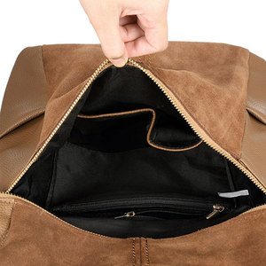 Sac à dos d'université en cuir PU, sac à bandoulière de voyage, sac à dos uni et tendance pour ordinateur portable, sacs d'école pour l'extérieur - Product Image 3