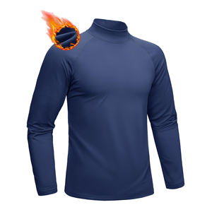 Camiseta de compresión de manga larga para hombre, de secado rápido, de spandex, para deportes, running y entrenamiento, tipo rash guard. - Product Image 1