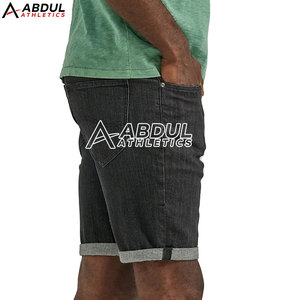 Pantalones Cortos de Mezclilla Casuales para Hombre, Ropa de Verano Elegante, Cómoda y Duradera, Atuendo Diario, Estilo Urbano Moderno, Look a la Moda - Product Image 3