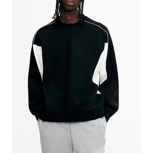 Sudadera de cuello redondo para hombre al por mayor, de alta calidad, lisa, teñida, en blanco, estilo jogger, personalizada, de forro polar, talla grande - Product Image 2