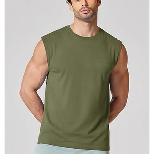 American-style Retro Sleeveless Vest for Men, Pure Cotton Vest, Summer Loose and Casual Top, Large Size - Product Image 2