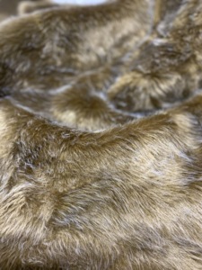 New arrival Gorgeous Brown shade, with tinted ends of guard hair Plush Faux <b>Fur</b> Fabric 58/60 Inch Wide Polyester Acrylic - Product Image 2