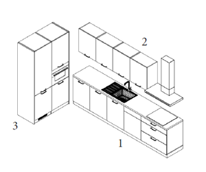 Meubles de cuisine modernes en panneaux de particules MDF écologiques et durables en contreplaqué du Vietnam - Product Image 3