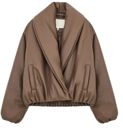 Veste de mode streetwear pour femmes, veste en cuir PU à fermeture éclair courte personnalisable, vente en gros, veste élégante hip-hop pour femmes