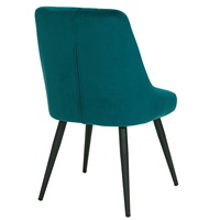 Fauteuil moderne en velours vert rembourré Global orbit GO-LDC1190 pour salon, chambre, appartement, bureau à domicile, salle à manger, cuisine, hôtel