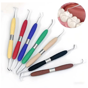 Couteau de Restauration Esthétique, Outil de Remplissage en Résine Médicale, Manche en Silicone, Instrument Dentaire, Kit de Soins Bucco-Dentaires pour Dentiste - Product Image 2