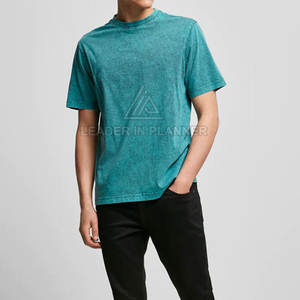 เสื้อยืดทรงหลวมพิมพ์โลโก้ตามสั่งขายดี ล้างสีแบบแอซิดวอช ดีไซน์ใหม่ล่าสุด ระบายอากาศได้ดี ผลิตจากผ้าฝ้าย 100% สำหรับผู้ชาย - Product Image 5