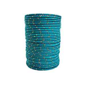 Ensemble de bracelets de mariage élégants et tendance en or islamique avec des churas Kundan lourdes pour femmes, bijoux traditionnels - Product Image 4