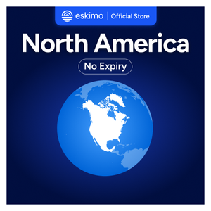 Tarjeta SIM digital (no requiere SIM física) R-NA-03 Eskimo Travel Mobile Data América del Norte - 3GB, la primera eSIM del mundo sin caducidad de datos - Product Image 1